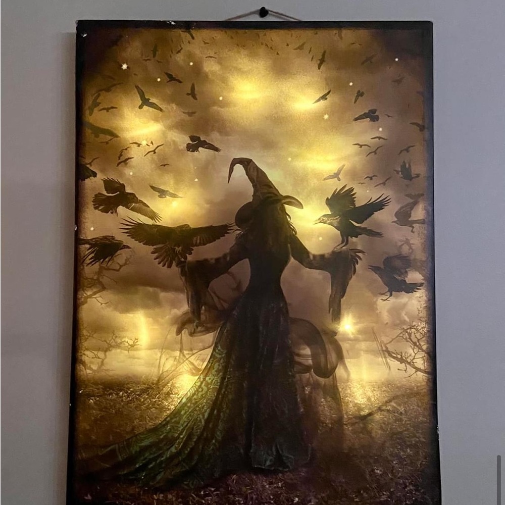 ISO michaels ashland light up witch pictures.